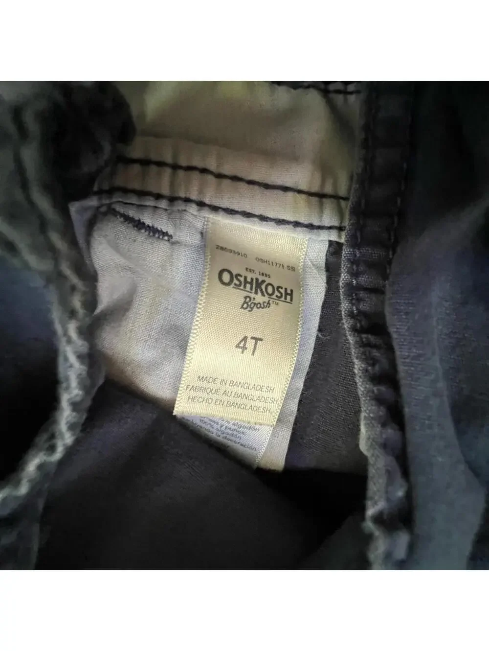 OshKosh B'gosh Navy Kids Overalls -4‎